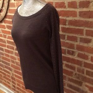 Anne Taylor Loft long sleeve with studded details.